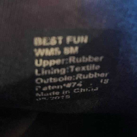 Gentle Souls by Kenneth Cole Best Fun Rain Boots Navy Size 8 Pull-On Ankle - Picture 7 of 8